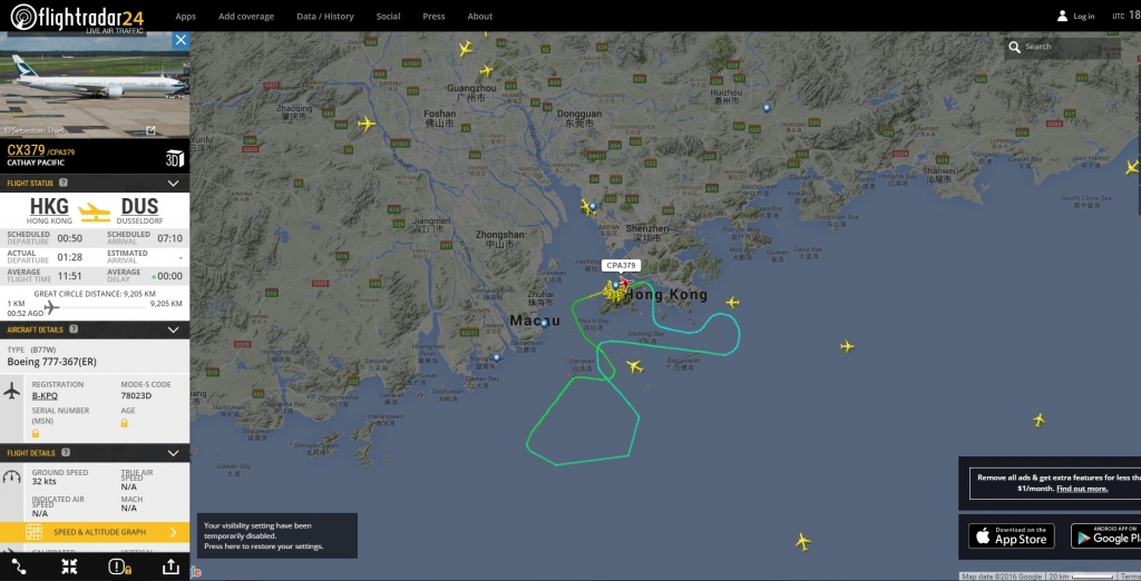 photo from flightradar24