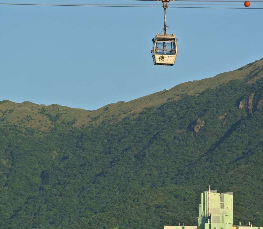 Yat Tung Estate at the front