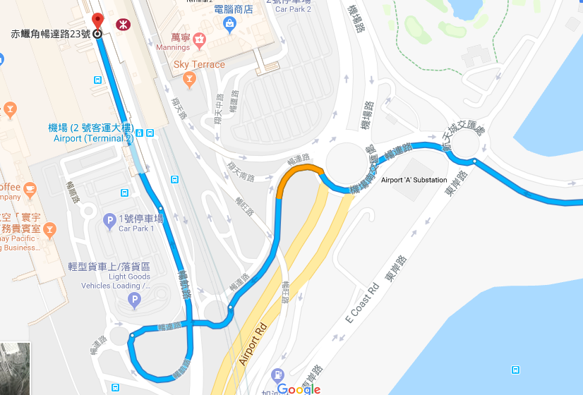 直上T1路線