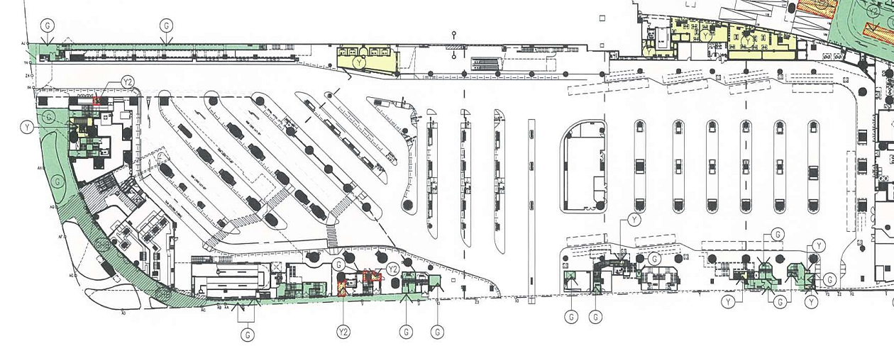 大圍站公共交通交匯處平面圖 