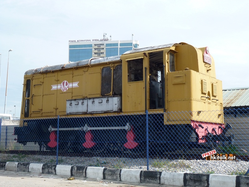 馬來西亞鐵路獲保留下來的舊柴油機車.JPG