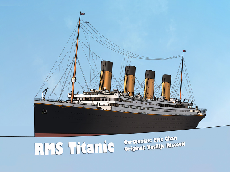 rms titanic cartoon