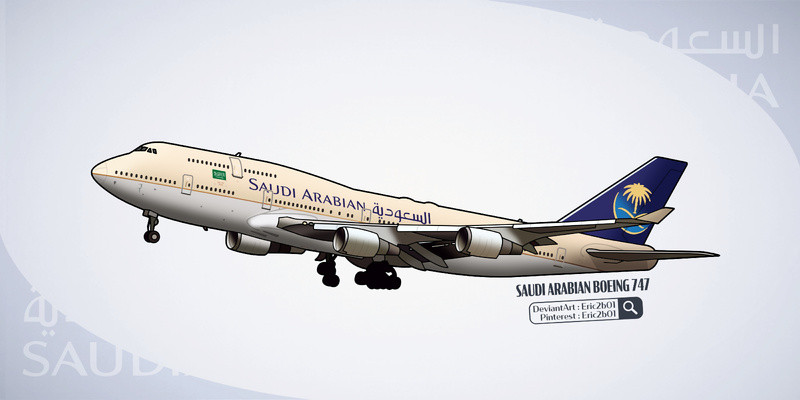 boeing 747 saudi arabian