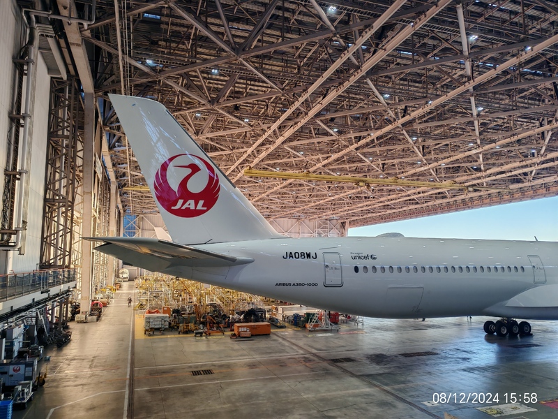 A350-1000飛機特寫