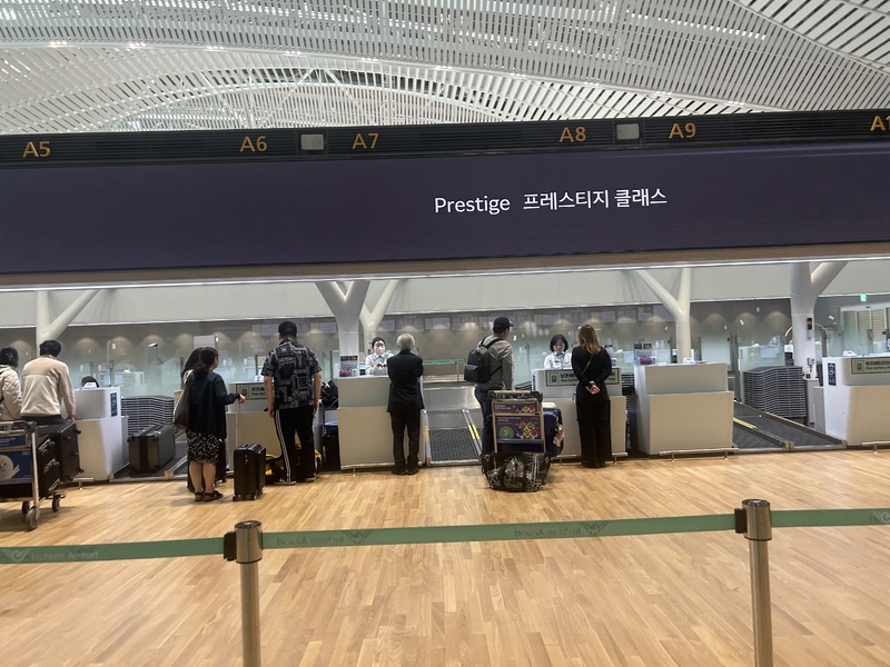 KE prestige 專屬Check in counter