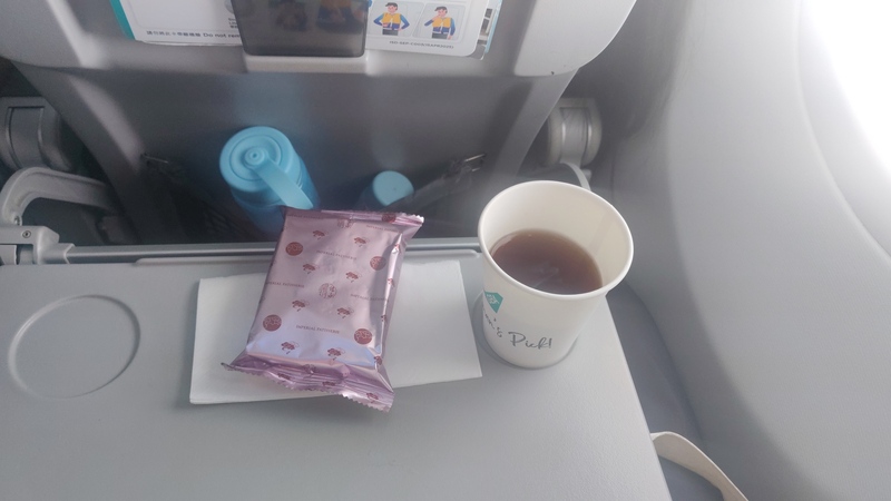 去程派蝴蝶酥+熱茶