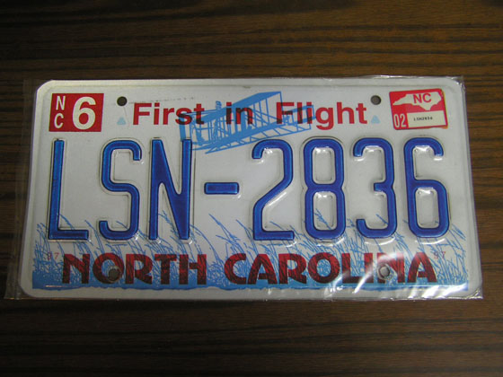 North Carolina LSN-2836 (Sell).JPG